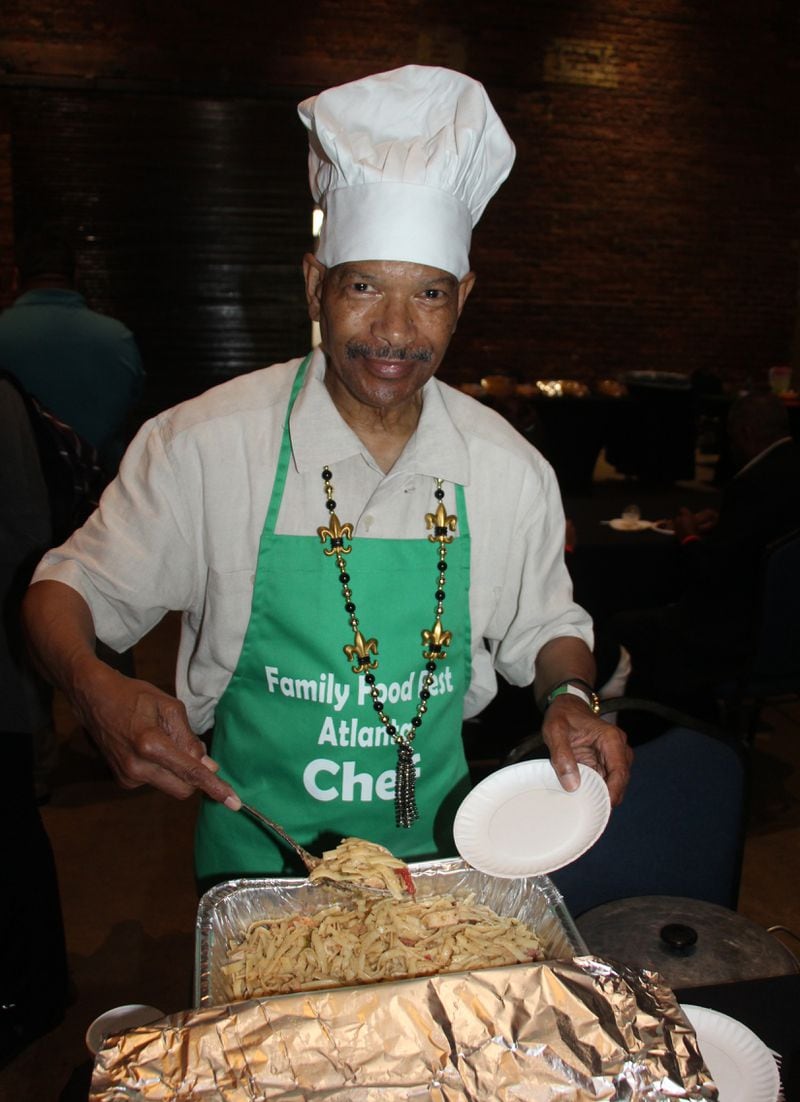 Joe Larche' and his pasta dish at Family Food Fest. The annual even happens June 19.