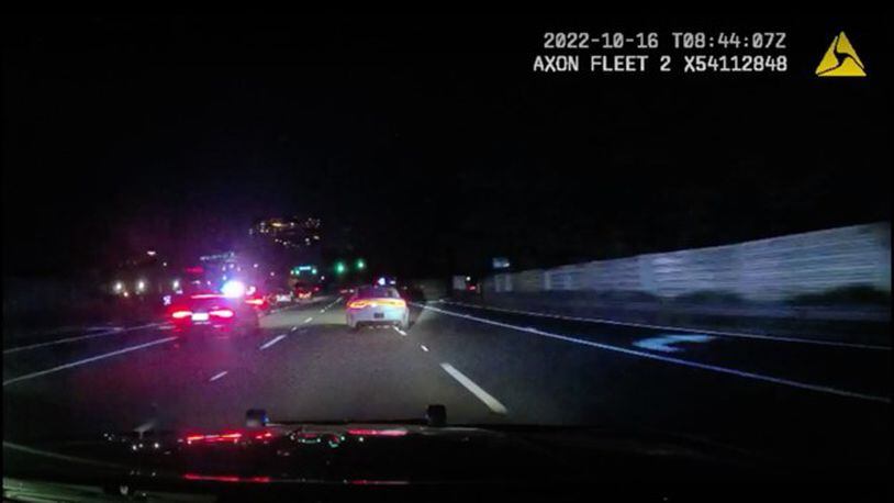 Dash cam video (Courtesy of Atlanta Police Department)