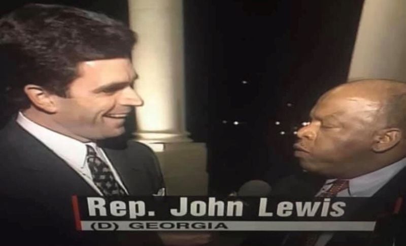Jeff Hullinger interviews the late Congressman John Lewis.