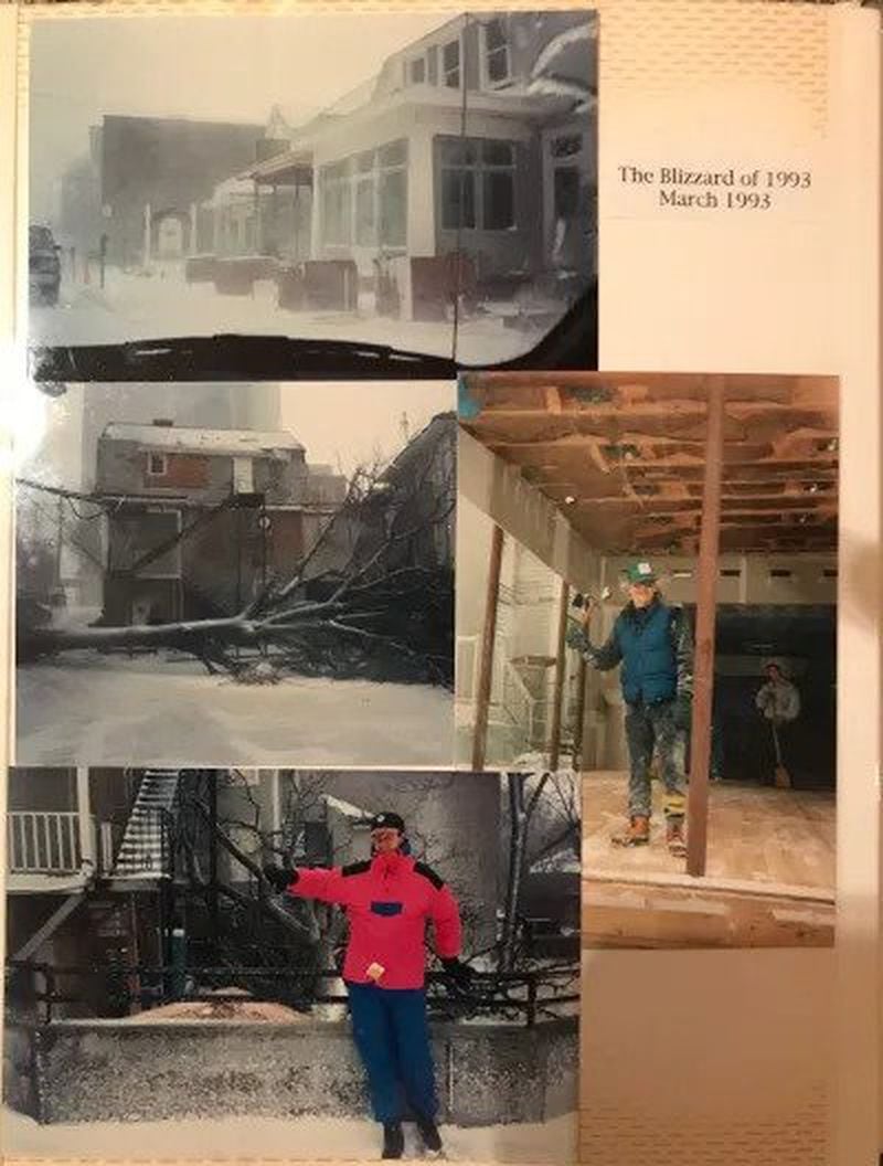 Pictures of the snowstorm from March of 1993 (Courtesy of Steve Simon/Fifth Group)