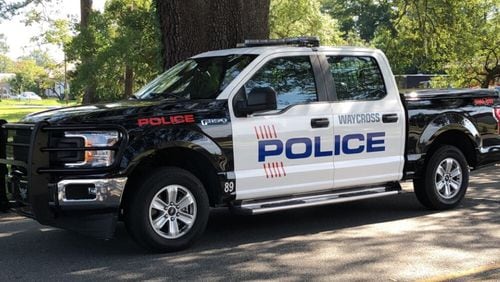 A Waycross Police Department vehicle in a photo from the agency's Facebook page.