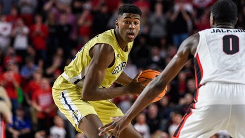 Georgia Tech sophomore Moses Wright is hoping to score and rebound in double figures this season. Danny Karnik/Georgia Tech Athletics