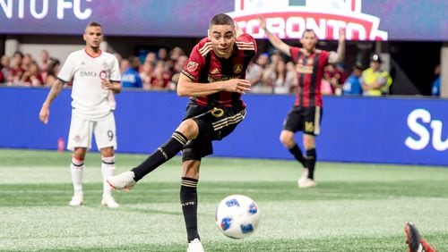 Miguel Almiron has been out with a hamstring injury.