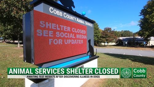 The shelter is closed until further notice.
