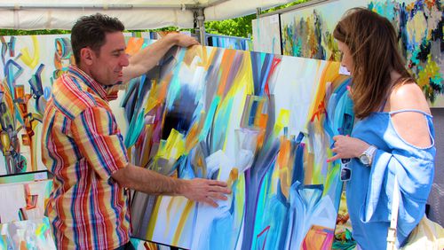 The Roswell Spring Arts Festival, May 4-5, features more than 100 painters, sculptors and other artists showing their work. 
(Courtesy of Atlanta Foundation for Public Spaces)