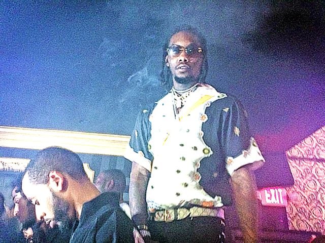 Migos' Offset appears at Glamour Thursdays All Black Birthday Extravaganza