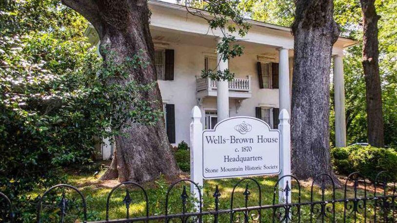 The Wells-Brown House is the headquarters for the Stone Mountain Historical Society.