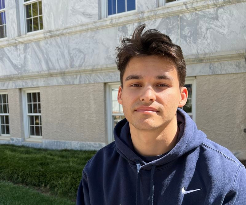 John Coppolino, a 20-year-old student at Emory University, said he could understand why students with ties to Israel or Gaza may feel unsafe on campus this year. (Cassidy Alexander / cassidy.alexander@ajc.com)