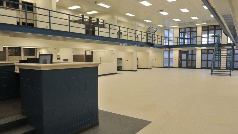 Inside the Chatham County Detention Center.