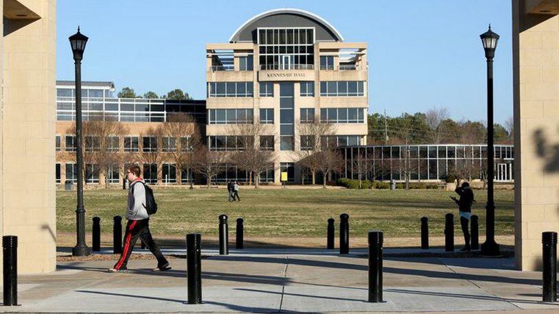 A vote by the Regents Tuesday means students at Kennesaw State University, shown here,  and other public colleges in Georgia will pay the same tuition next year as they do now.