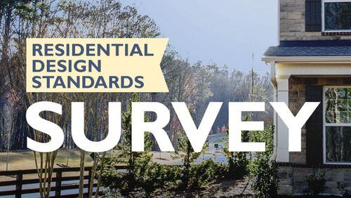 A Forsyth County online survey seeking residents’ opinions on new residential design standards will take comments through May 2, officials say. FORSYTH COUNTY
