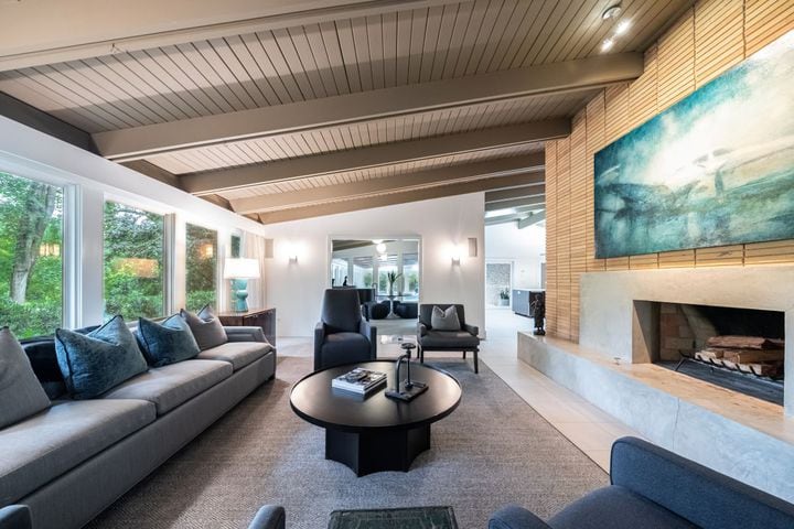 Photos: Indoor pool, infinity tub complete renovated mid-century modern home
