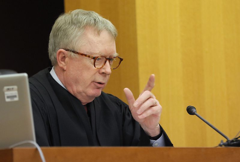 Judge John Goger  dismissed the murder indictment against Graham  Williams last year. (BOB ANDRES  /BANDRES@AJC.COM)