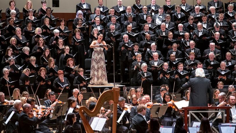 Donald Runnicles leads the ASO, ASO Chorus and guest soloist Evelina Dobračeva in Britten’s “War Requiem.” Contributed by Raftermen Photography