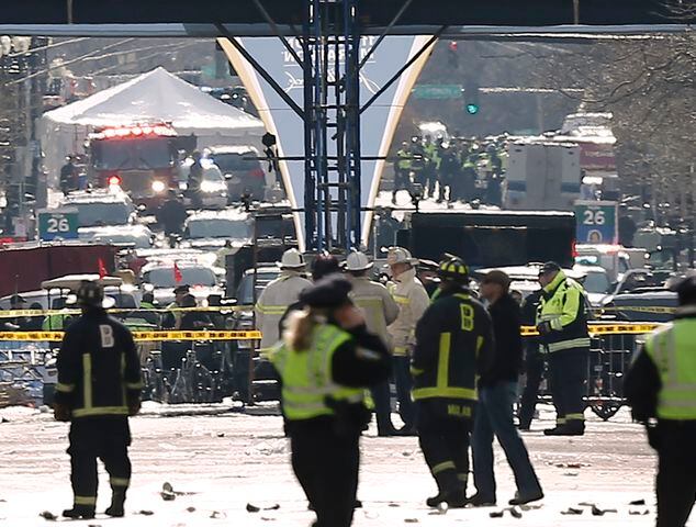 April 15, 2013: Two explosions at Boston Marathon finish line