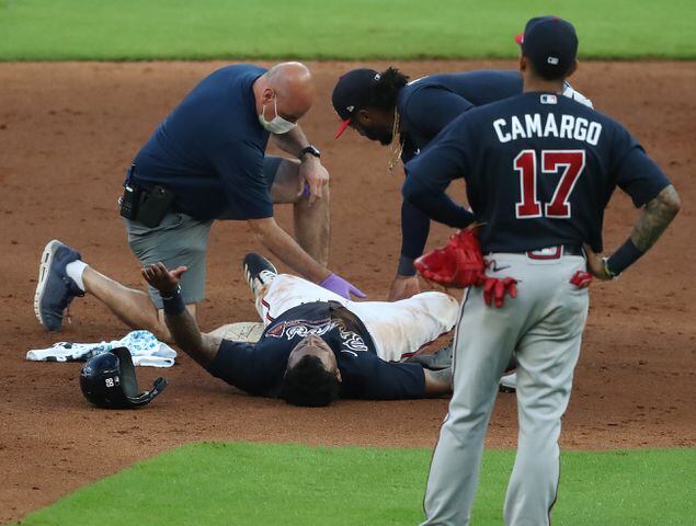 Photos: Braves prepare for team scrimmage