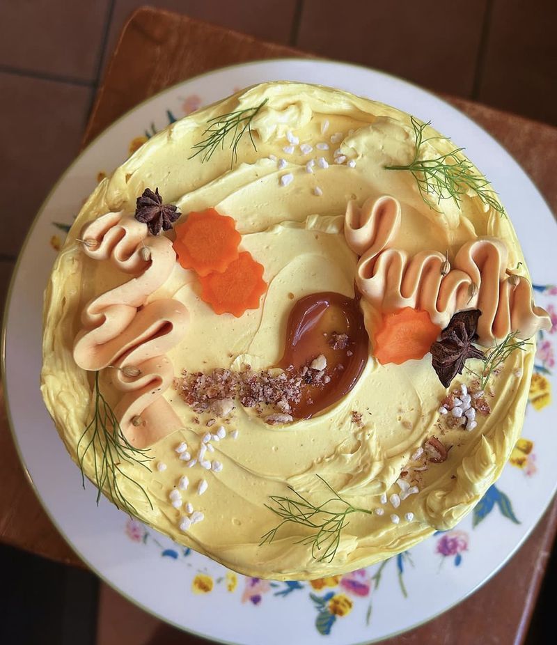 “Cake is basically just a different medium of physical art,” said Emily Shaw of Sun Cat Sweets in Athens. “You just happen to eat it.” Courtesy of Emily Shaw