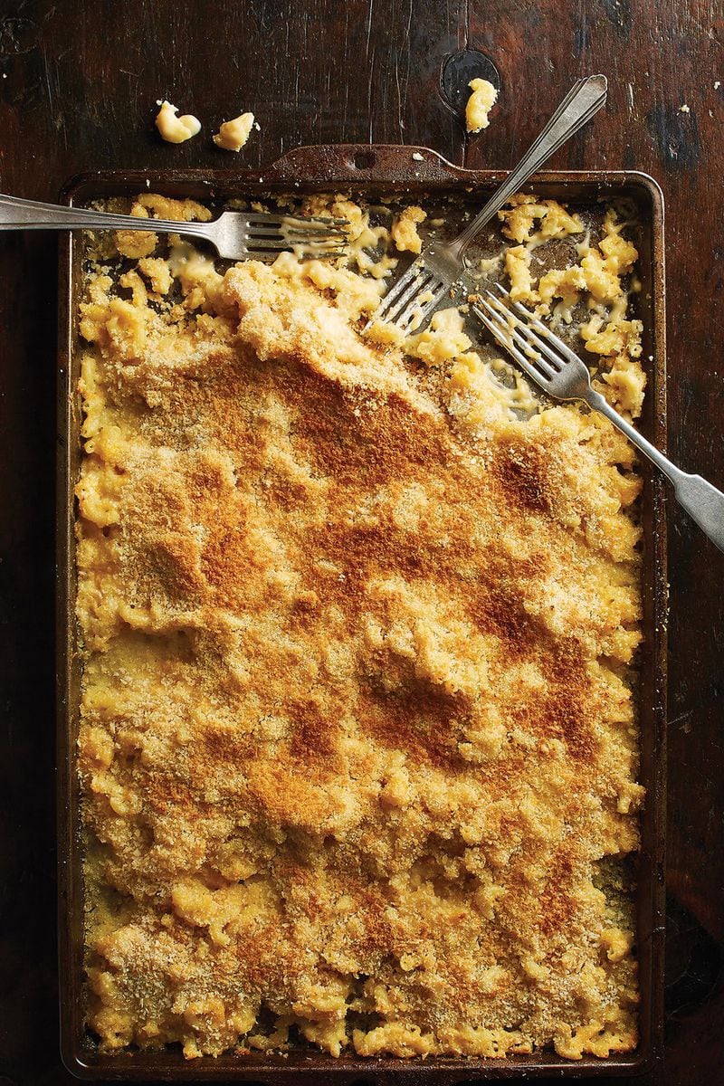 Super Creamy No-Boil Mac and Cheese from “Sheet Pan Suppers Meatless” by Raquel Pelzel. CONTRIBUTED BY WORKMAN PUBLISHING