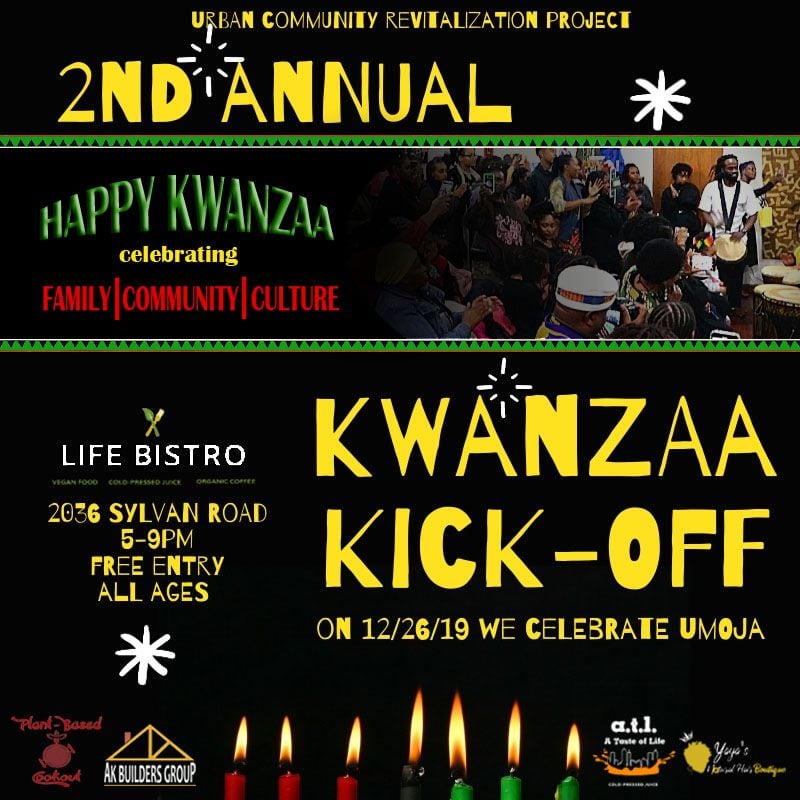 Second annual Kwanzaa Kickoff will be held at Cafe Ulu in Atlanta.