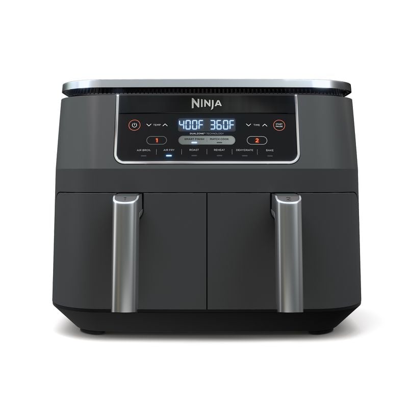 A double basket Ninja air fryer makes cooking, cleaning and entertaining so much easier.
Courtesy of SharkNinja