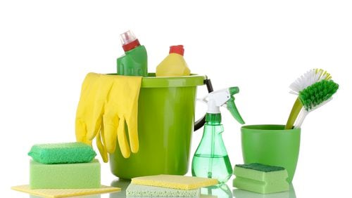 With proper precautions, homemade cleaning solutions can save money and help reuse household materials.