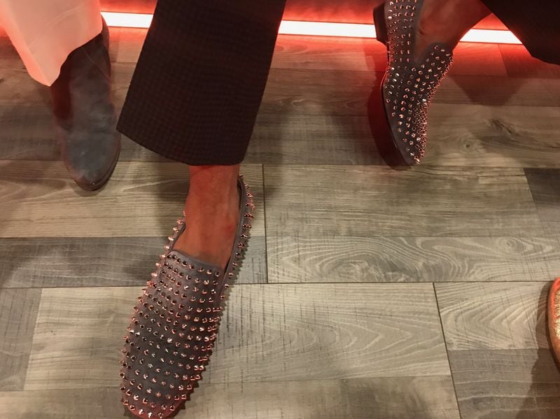 Nick Cannon's crystalized loafers. BO EMERSON/BEMERSON@AJC.COM