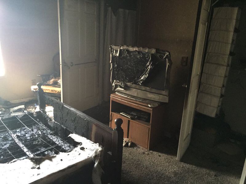 The Brookvalley Court home had two separate fires set inside after someone broke in. (Credit: Channel 2 Action News)