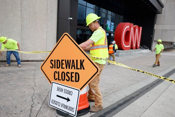 CNN signs removed