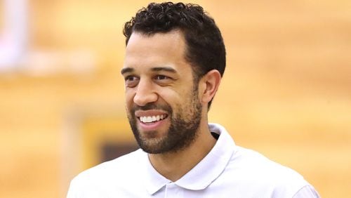 Landry Fields is proof that a lot can happen in a short time. In just under a decade, he has worked his way from being an NBA player to a decision-maker with the Hawks. (Curtis Compton / Curtis.Compton@ajc.com)