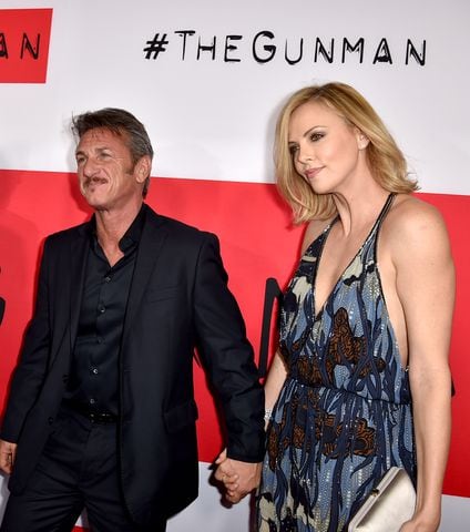 'The Gunman' premiere