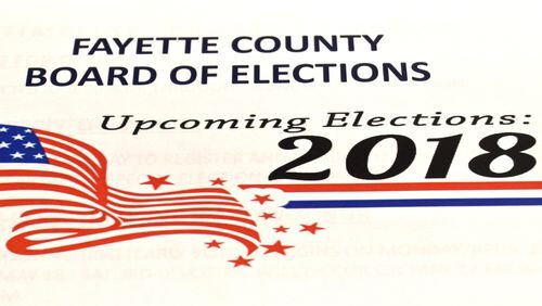 Nine candidates qualified for five open election seats in Fayette County. AJC file photo