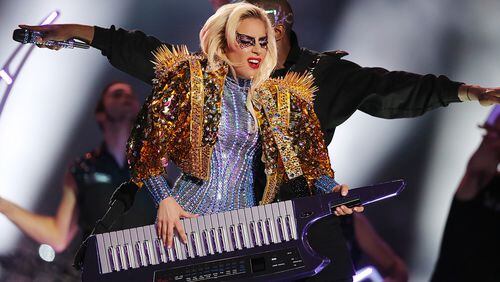 A week after throwing a glitter bomb on the Super Bowl, Lady Gaga will rock with Metallica on the Grammy Awards. Photo: Curtis Compton/AJC