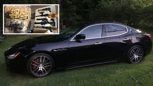 Luxury cars, cocaine, rifles and money were seized as part of a multi-agency drug operation, the GBI said.