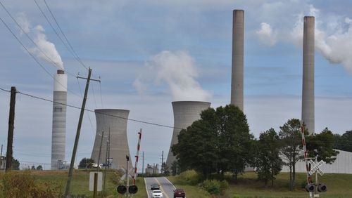 Georgia Power’s Plant Bowen near Cartersville is shown. HYOSUB SHIN / HSHIN@AJC.COM