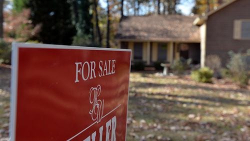 For sale sign in Cobb County. AJC file photo
