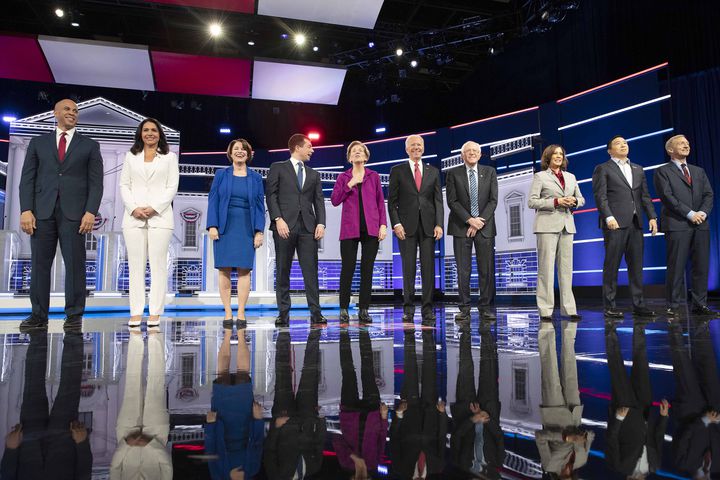 Photos: Democratic presidential candidates debate in Atlanta