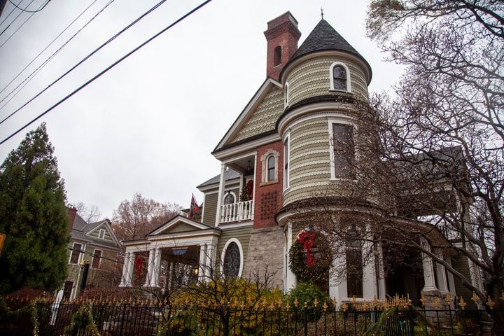Photos: Victorian-style home displays 19th century character, colorful Christmas decorations