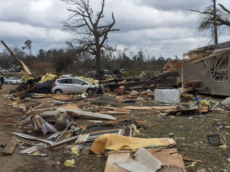 A Red Cross volunteer captured devastation in the days after a tornado hit Albany Sunday. (Credit: Red Cross/ Teri Trotten)