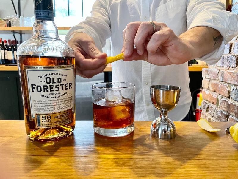 An Old-Fashioned is one of the bourbon cocktails that best highlights the character of the spirit. Krista Slater for The Atlanta Journal-Constitution