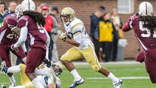 Georgia Tech A-back Isiah Willis is hanging on to his spot atop the A-back depth chart. (GT Athletics/Danny Karnik)