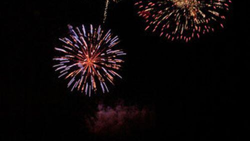 Cobb Fire officials recommend avoiding use of personal fireworks and keeping pets indoors. Instead they advise attendance at one of the many public fireworks shows. (Courtesy of Acworth)
