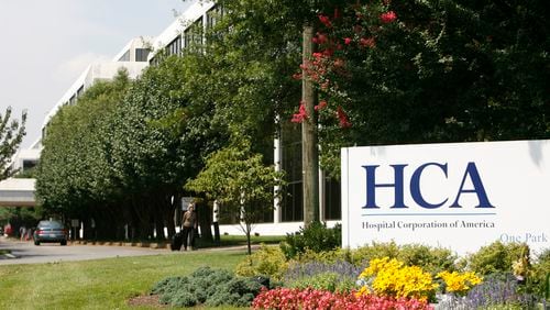 Hospital Corporation of America headquarters in Nashville, Tenn., Monday, July 24, 2006.  HCA board members have approved a deal to be purchased by a group of investors for about $21.3 billion and is recommending it to its shareholders. (AP Photo/John Russell)