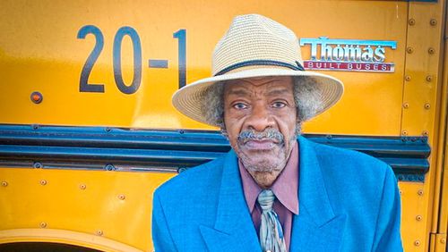 The Putnam Charter County School System named Willie Reid, 82, the Oconee RESA Bus Driver of the Year for his 56 years of committed transportation service. (Photo Courtesy of Putnam Charter County School System)