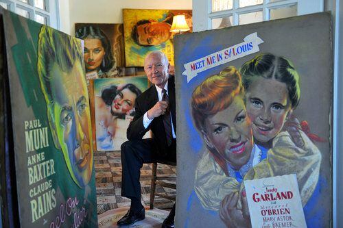 Hand-painted movie posters rescued