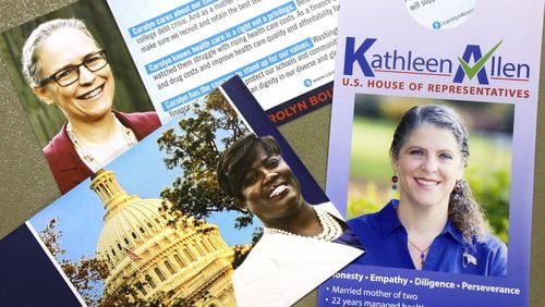 Three women, all Democrats, are running for Georgia’s 7th Congressional District seat. Curtis Compton/ccompton@ajc.com
