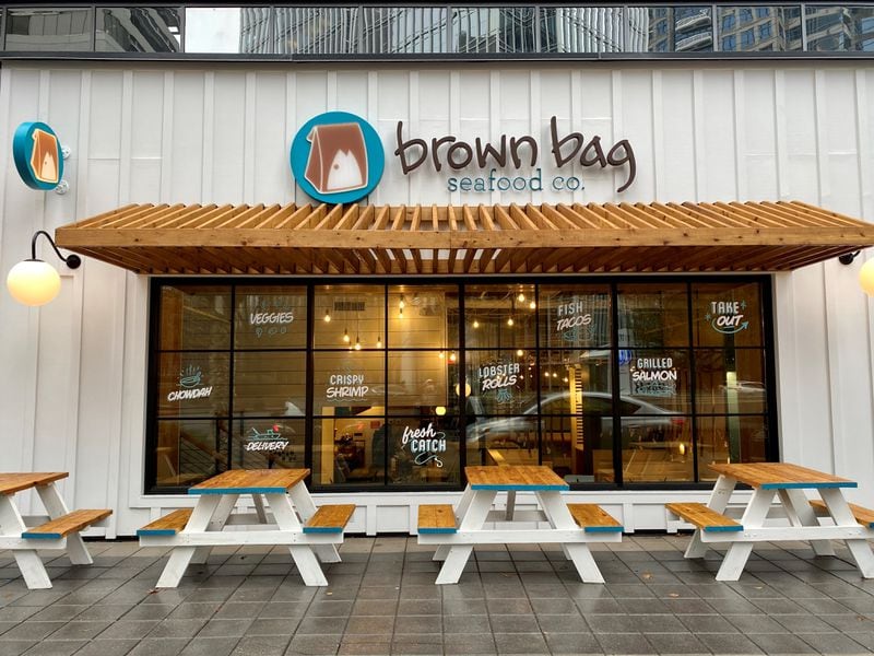In October, the first Brown Bag outside Chicago opened at Atlanta’s Colony Square. Wendell Brock for The Atlanta Journal-Constitution