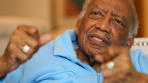 Former state Sen. Leroy Johnson, the first black state senator elected after reconstructio, has died. BEN GRAY / BGRAY@AJC.COM