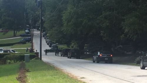 The hostage situation in DeKalb County ended after several hours. (Credit: Channel 2 Action News)