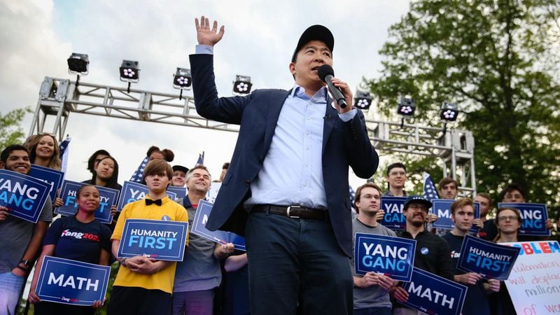 Former Democratic presidential hopeful Andrew Yang.