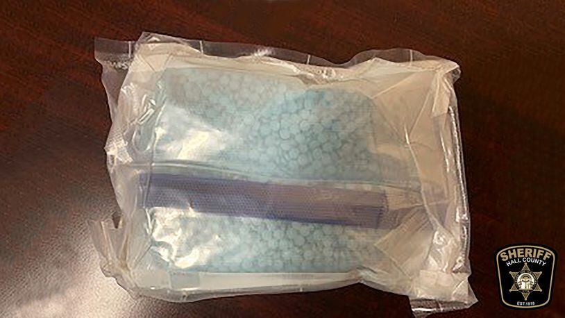 Hall County authorities conduct routine checks at shipping facilities throughout the county, but this is the first time it has resulted in the confiscation of fentanyl.